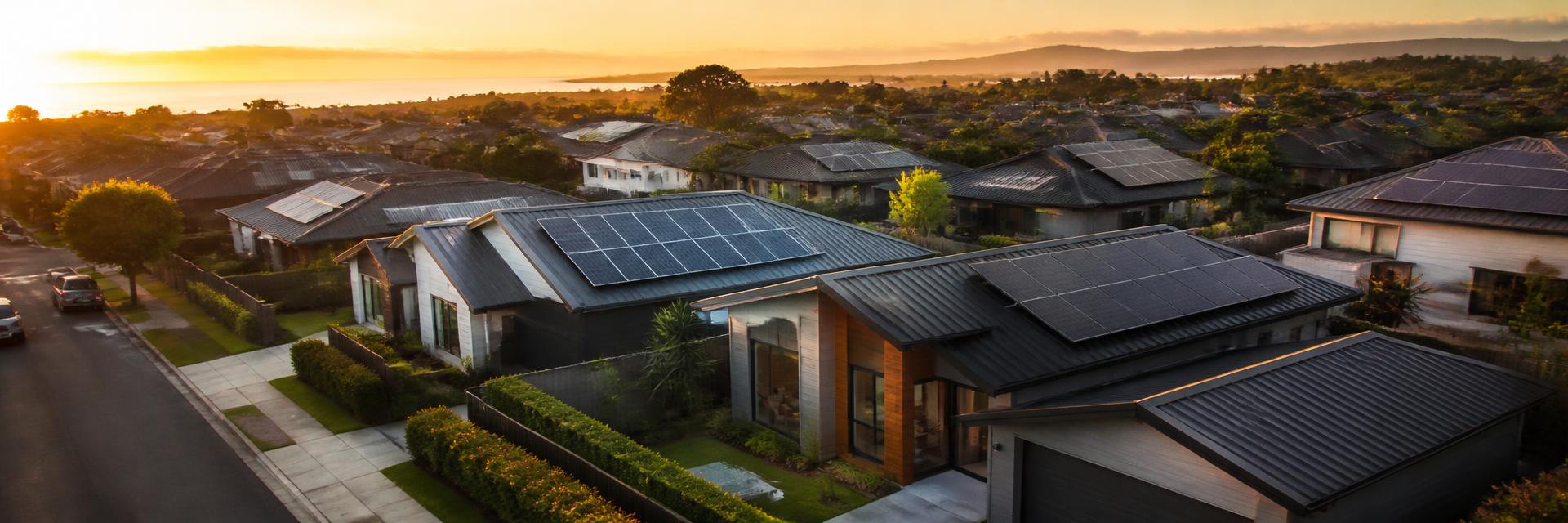 Canterbury neighbourhood powered by solar